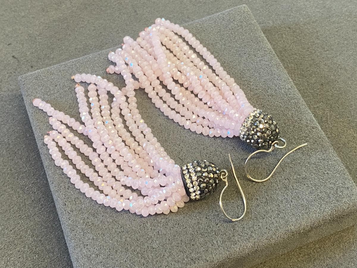 Boucles d'oreilles en argent et autres matériaux — image 4