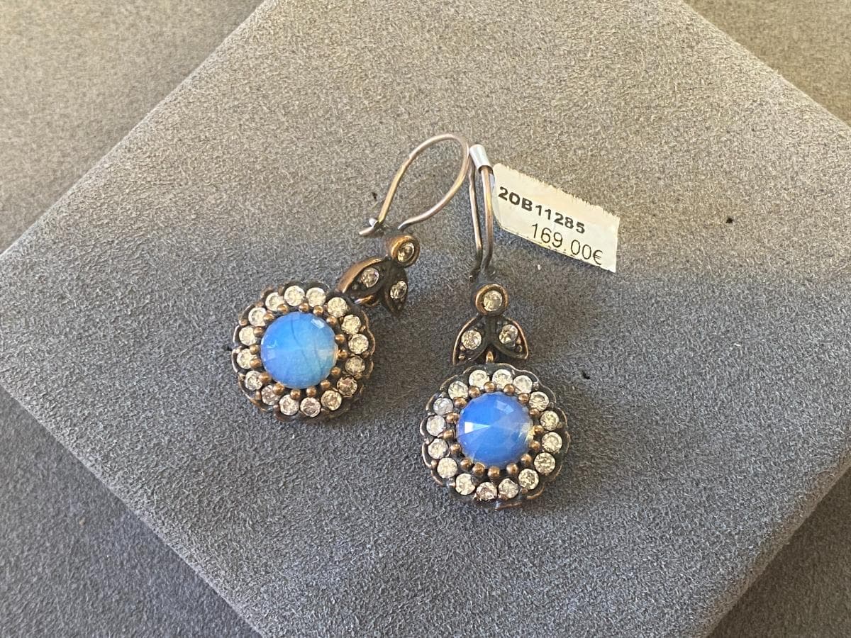 Pendientes de plata y otros materiales — imagen 2