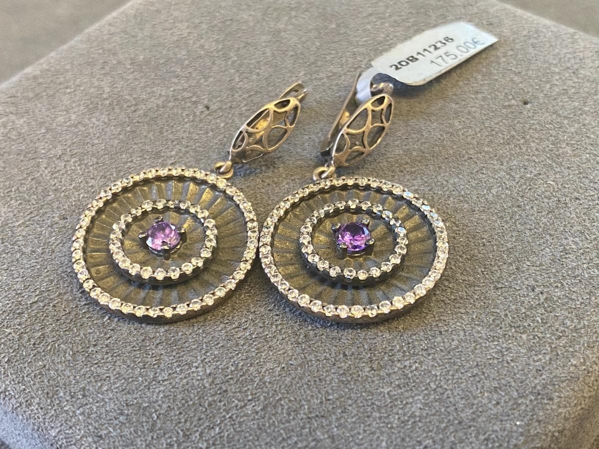 Pendientes de plata y otros materiales — imagen 3