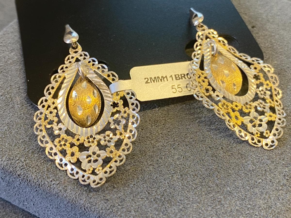 Pendientes de plata y otros materiales — imagen 3