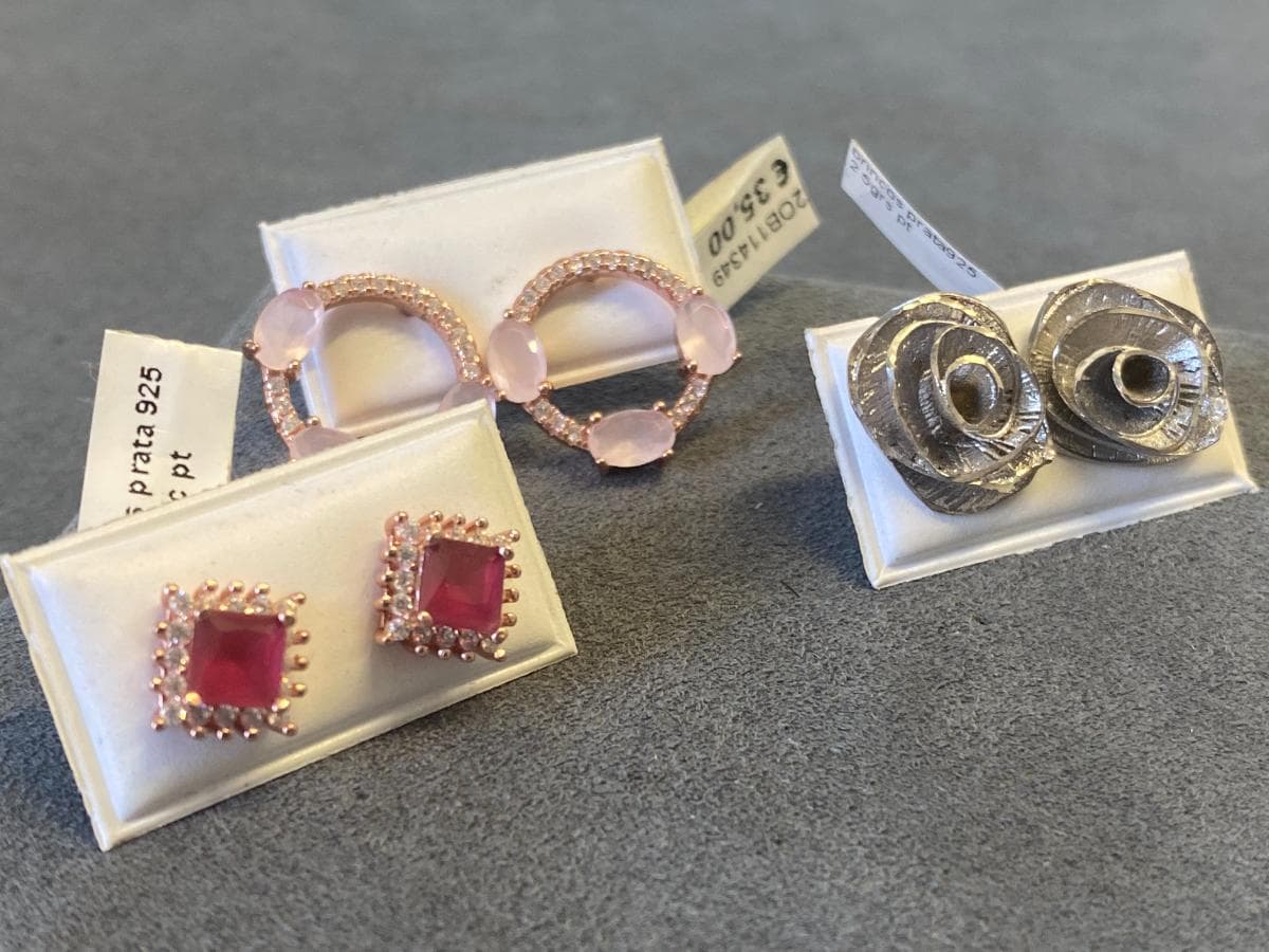 Pendientes de plata y otros materiales — imagen 2