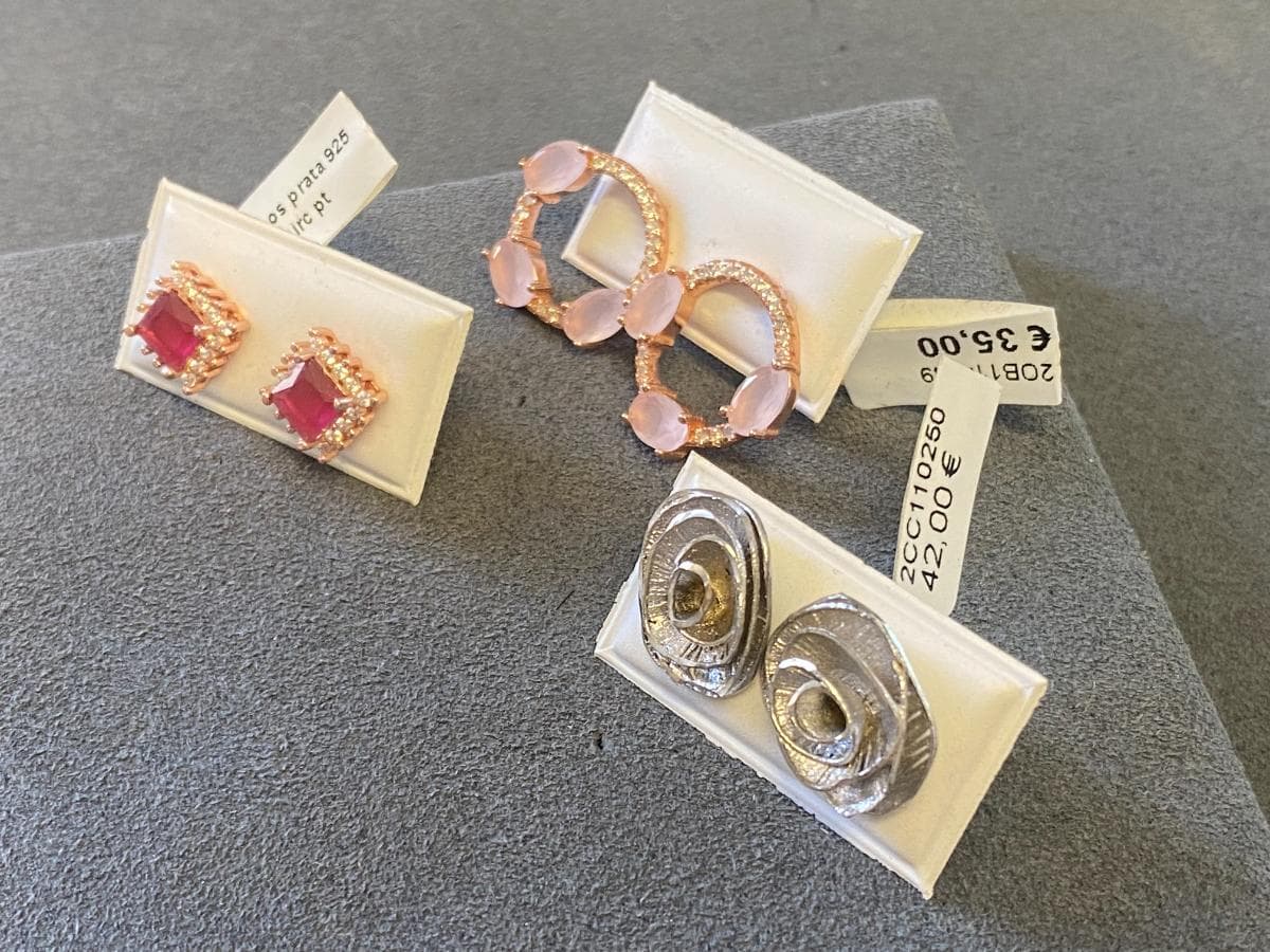 Pendientes de plata y otros materiales — imagen 3