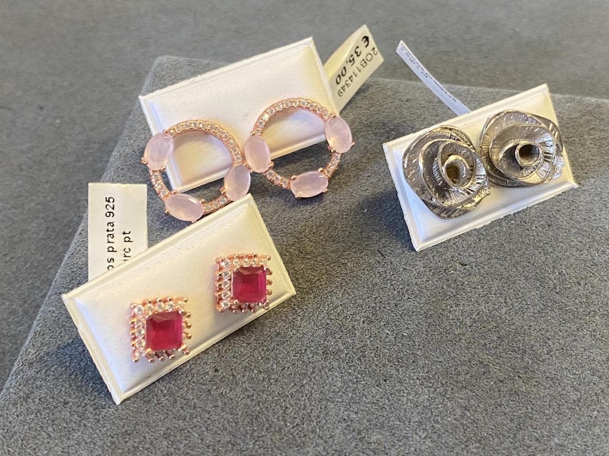 Pendientes de plata y otros materiales — imagen 4
