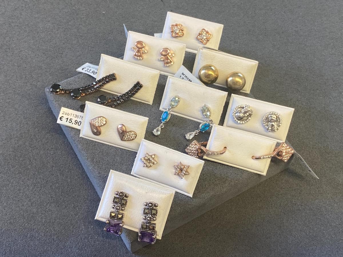 Pendientes de plata y otros materiales — imagen 4