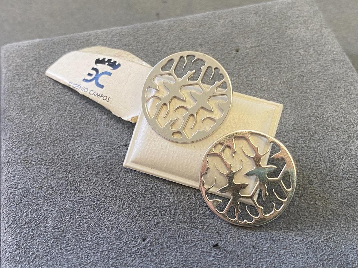 Pendientes de plata y otros materiales — imagen 1
