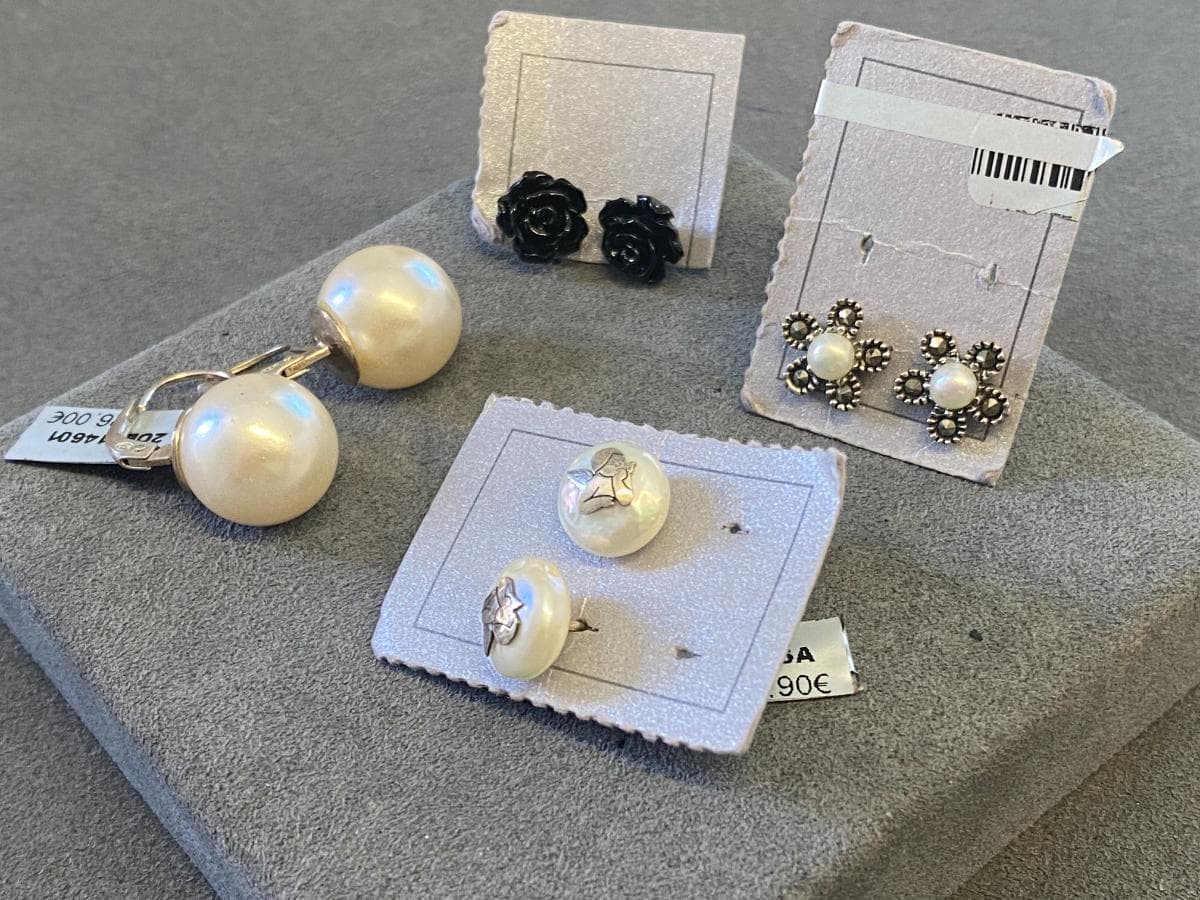 Pendientes de plata y otros materiales — imagen 3