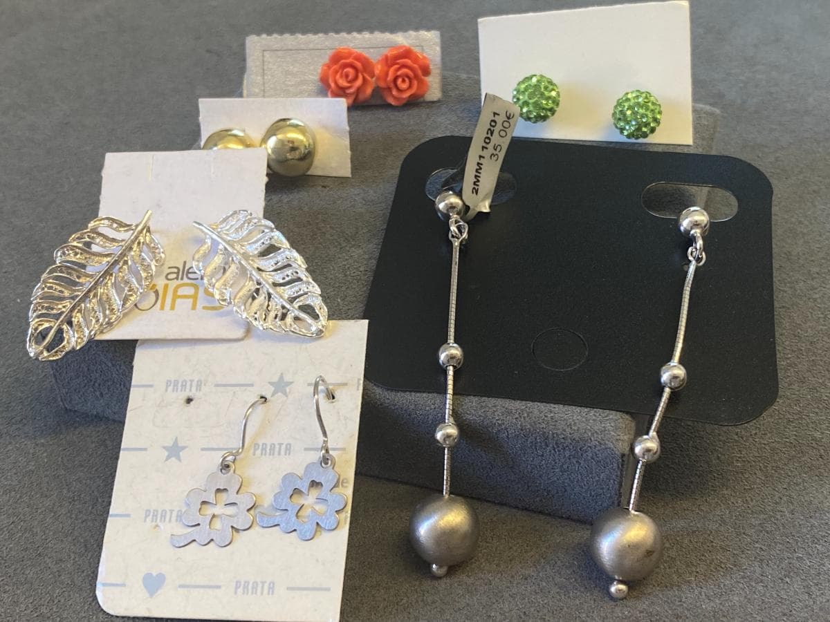 Pendientes de plata y otros materiales — imagen 2