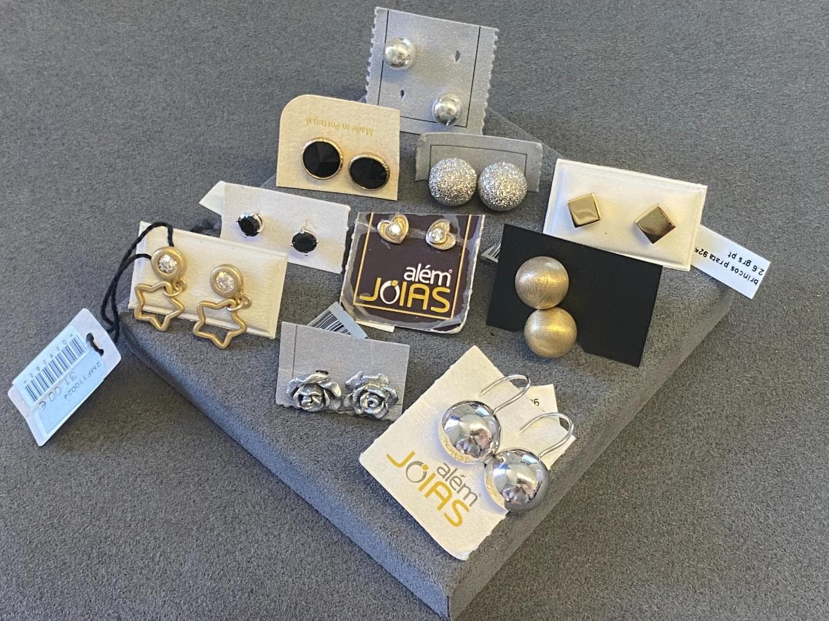 Pendientes de plata y otros materiales — imagen 3