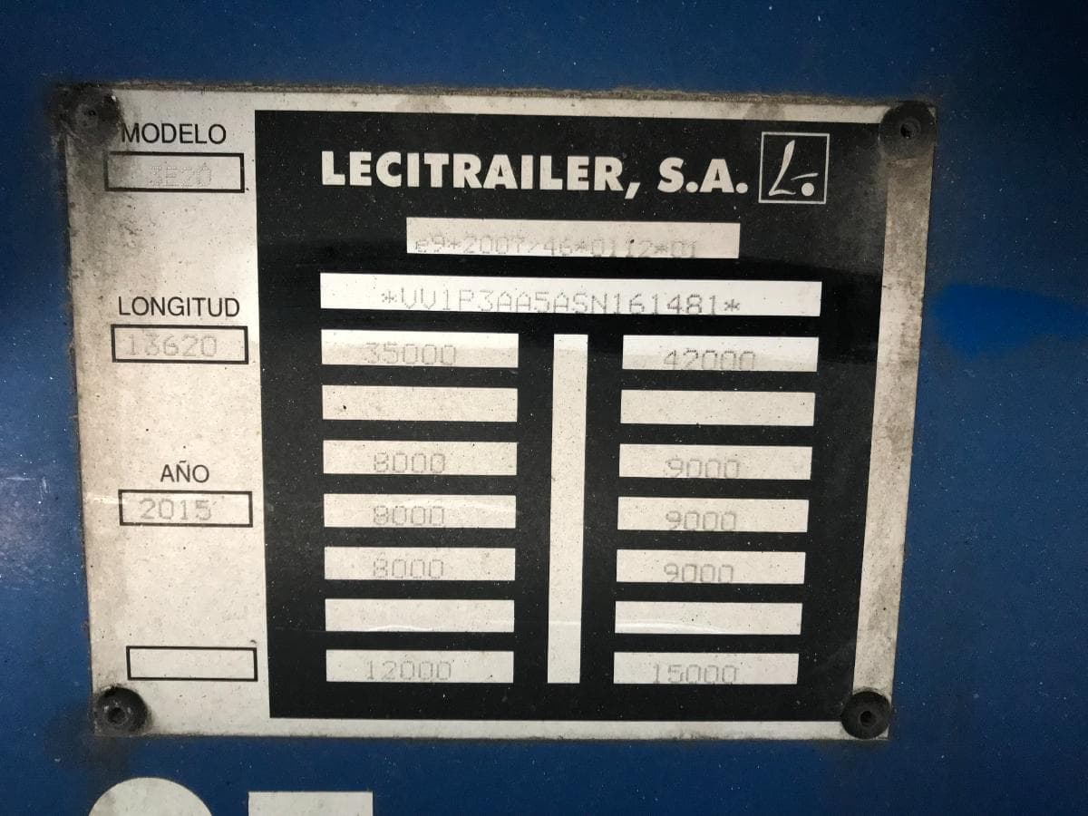 Semirreboque Lecitrailer Plata 3E-RS · Ano 2015 — imagen 15