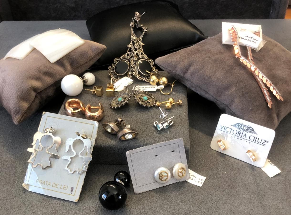 Pendientes de plata y otros materiales — imagen 3