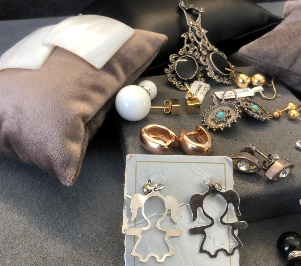 Pendientes de plata y otros materiales — imagen 5