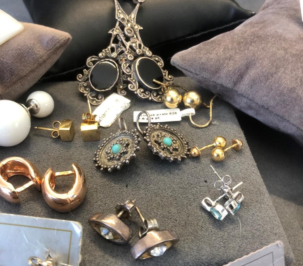 Pendientes de plata y otros materiales — imagen 2