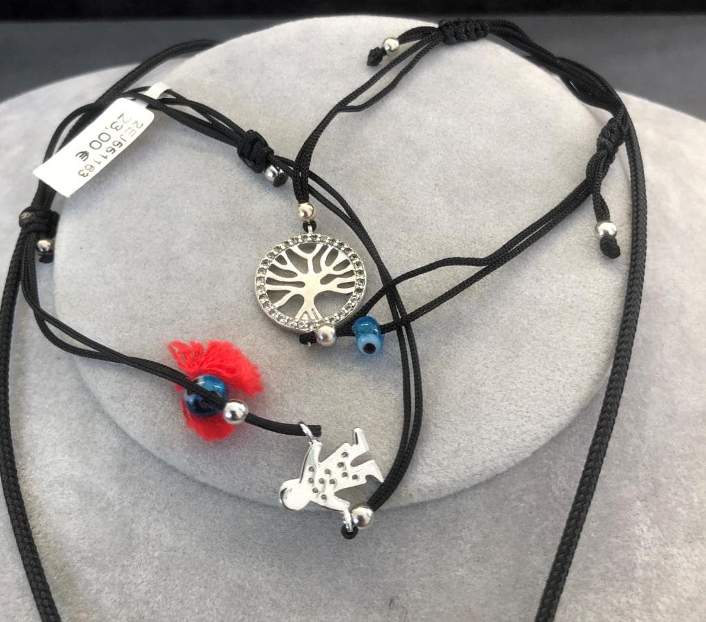 Colar + Pulseiras em prata e outros materiais — imagen 2