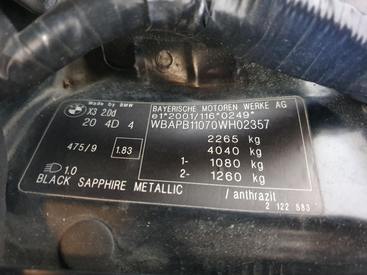 BMW X3 2.0D · Ano 2006 — image 15