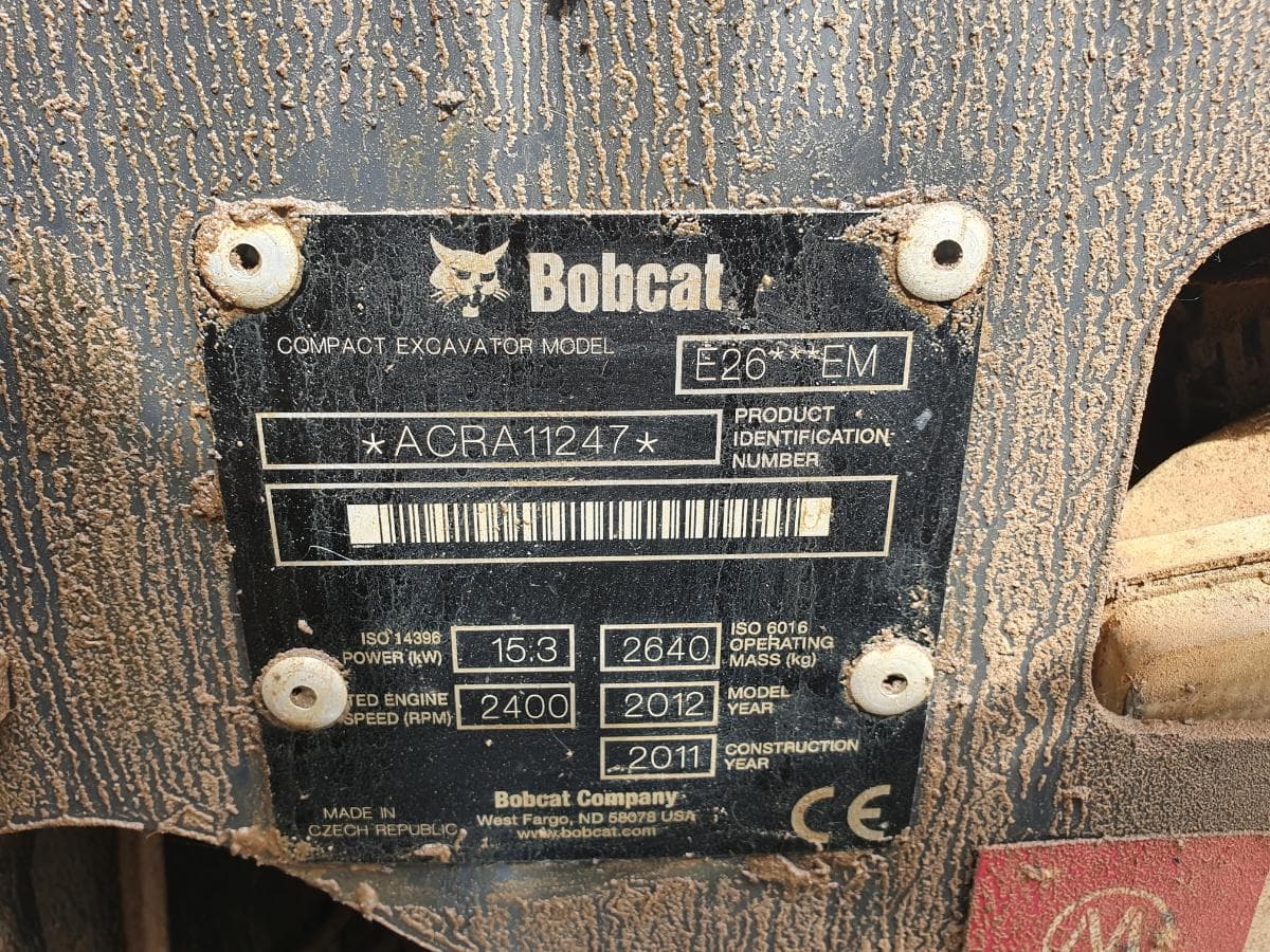 Mini Giratória BobCat E26 — imagen 20