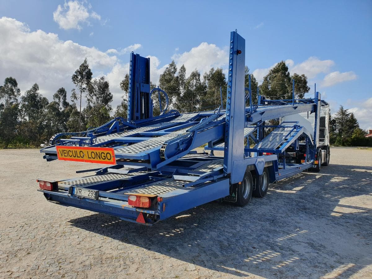 Trator Renault + Reboque Porta Veículos Janhel — image 21