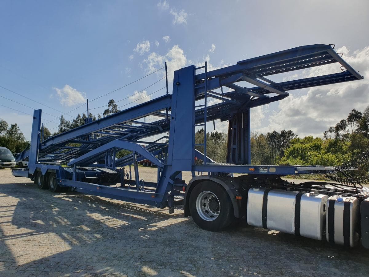Trator Renault + Reboque Porta Veículos Janhel — image 24