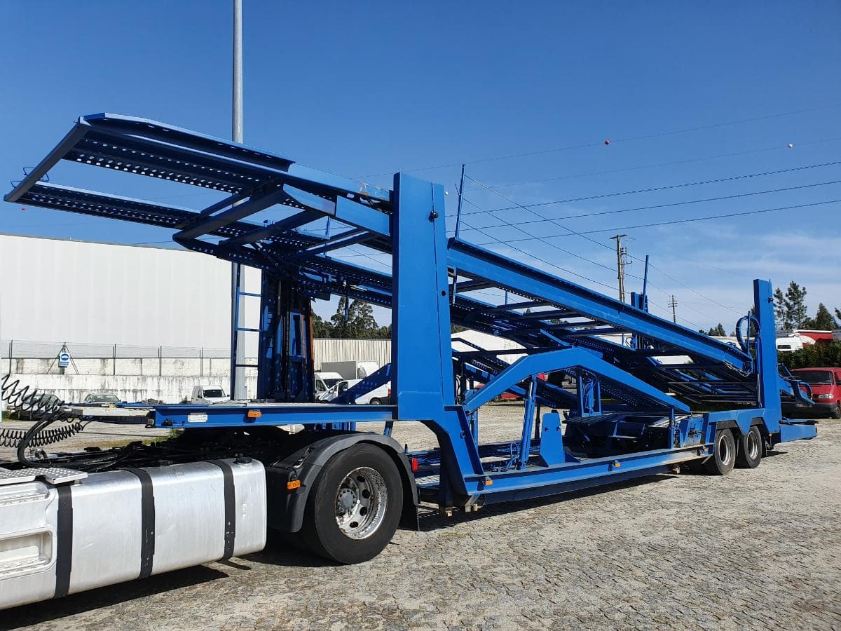 Trator Renault + Reboque Porta Veículos Janhel — image 26