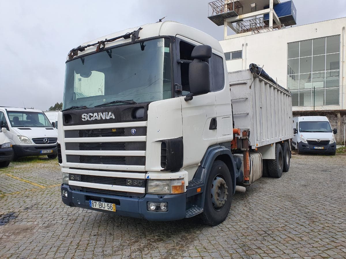 Scania 360 com Grua Atlas · Ano 1998 — imagen 3