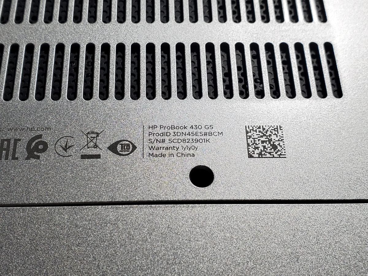 Portátil HP 430 G5 — imagen 17