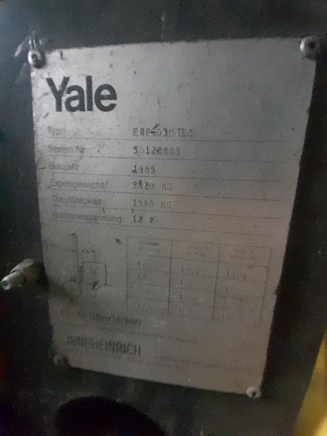 Empilhador Yale ERP-030 — imagen 8