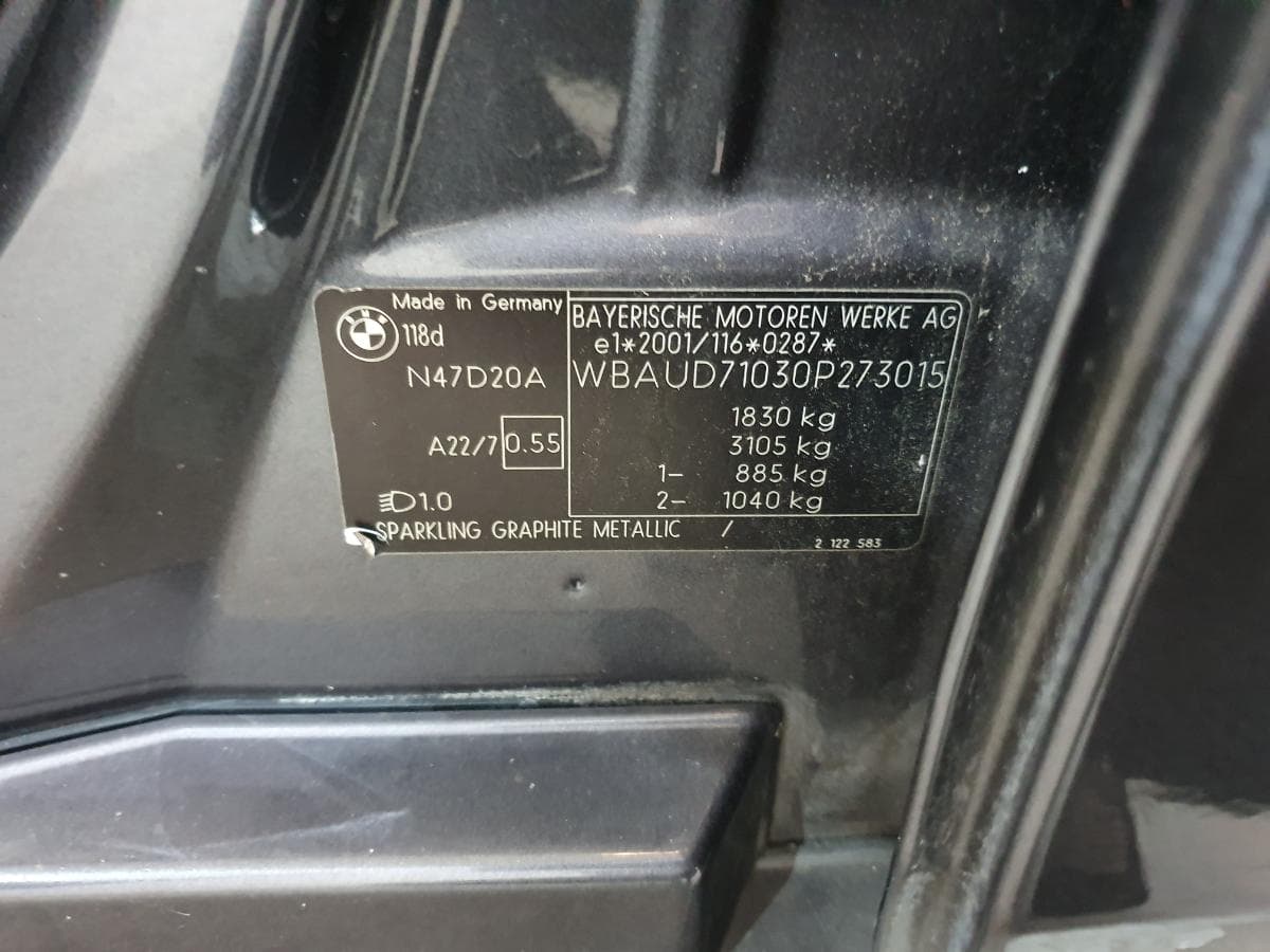 BMW 118D · Ano 2008 — imagen 5