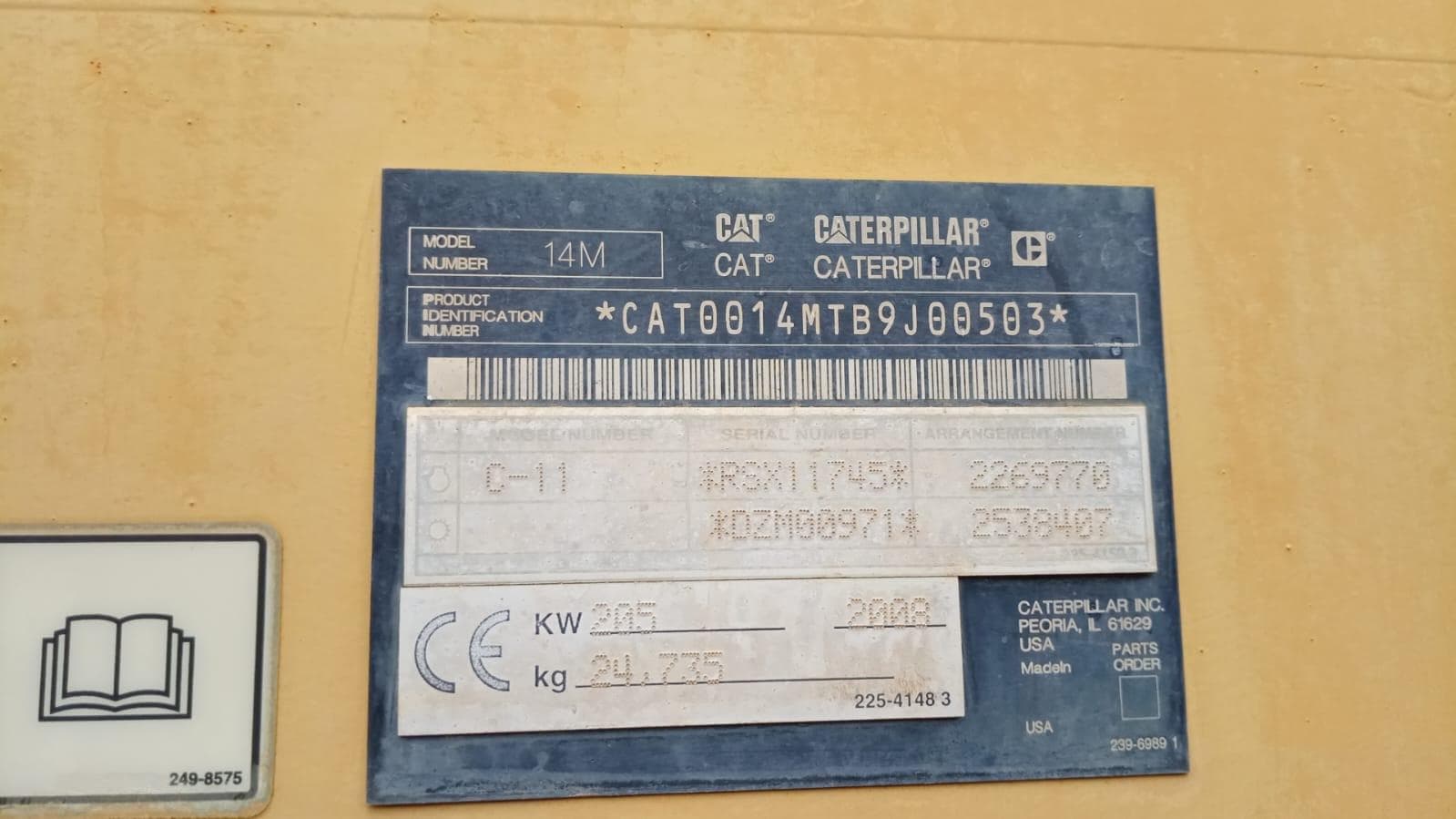 Niveladora Caterpillar 14M — imagem 7