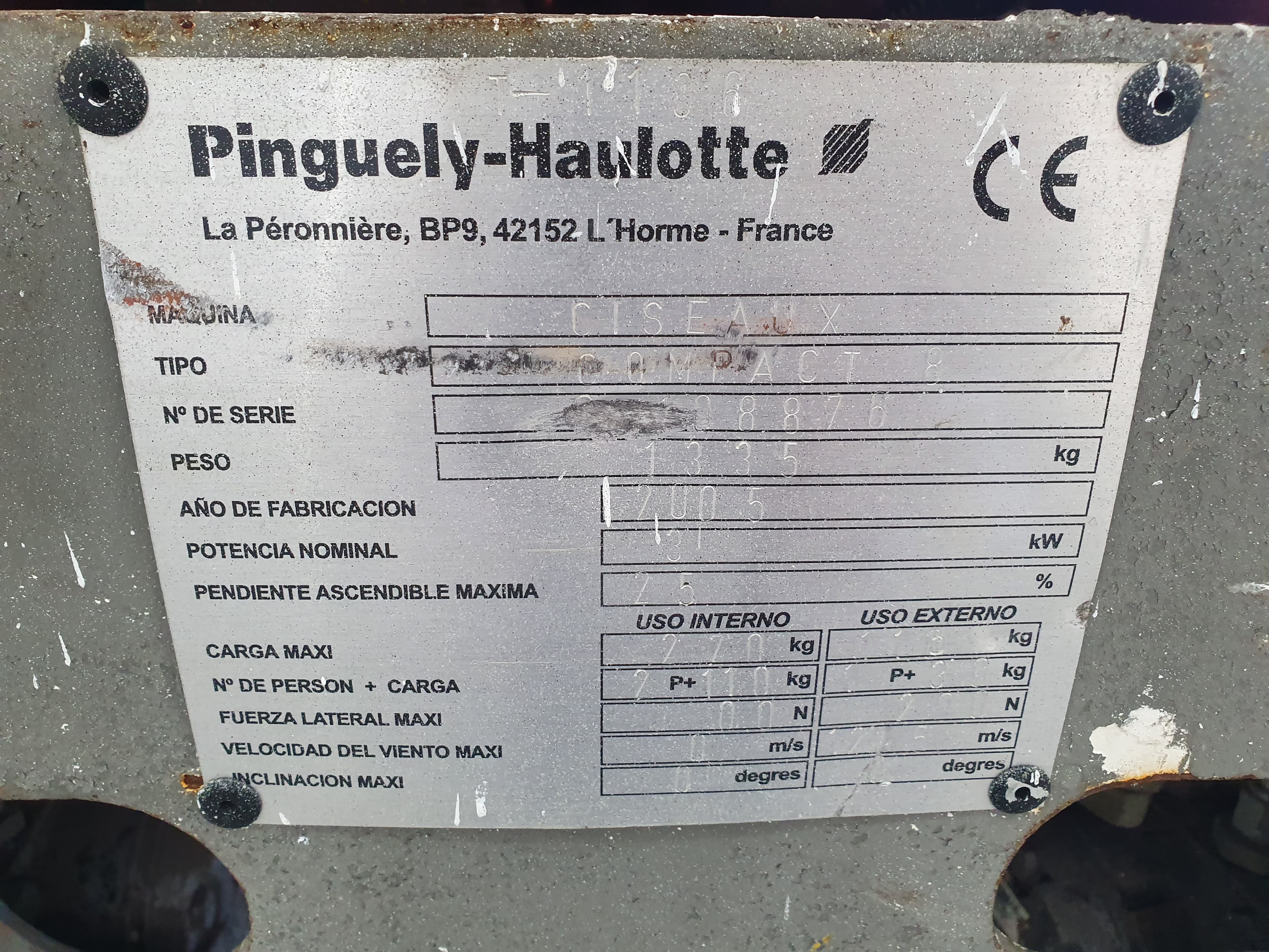 Plateforme élévatrice Haulotte Compact 8 — image 8