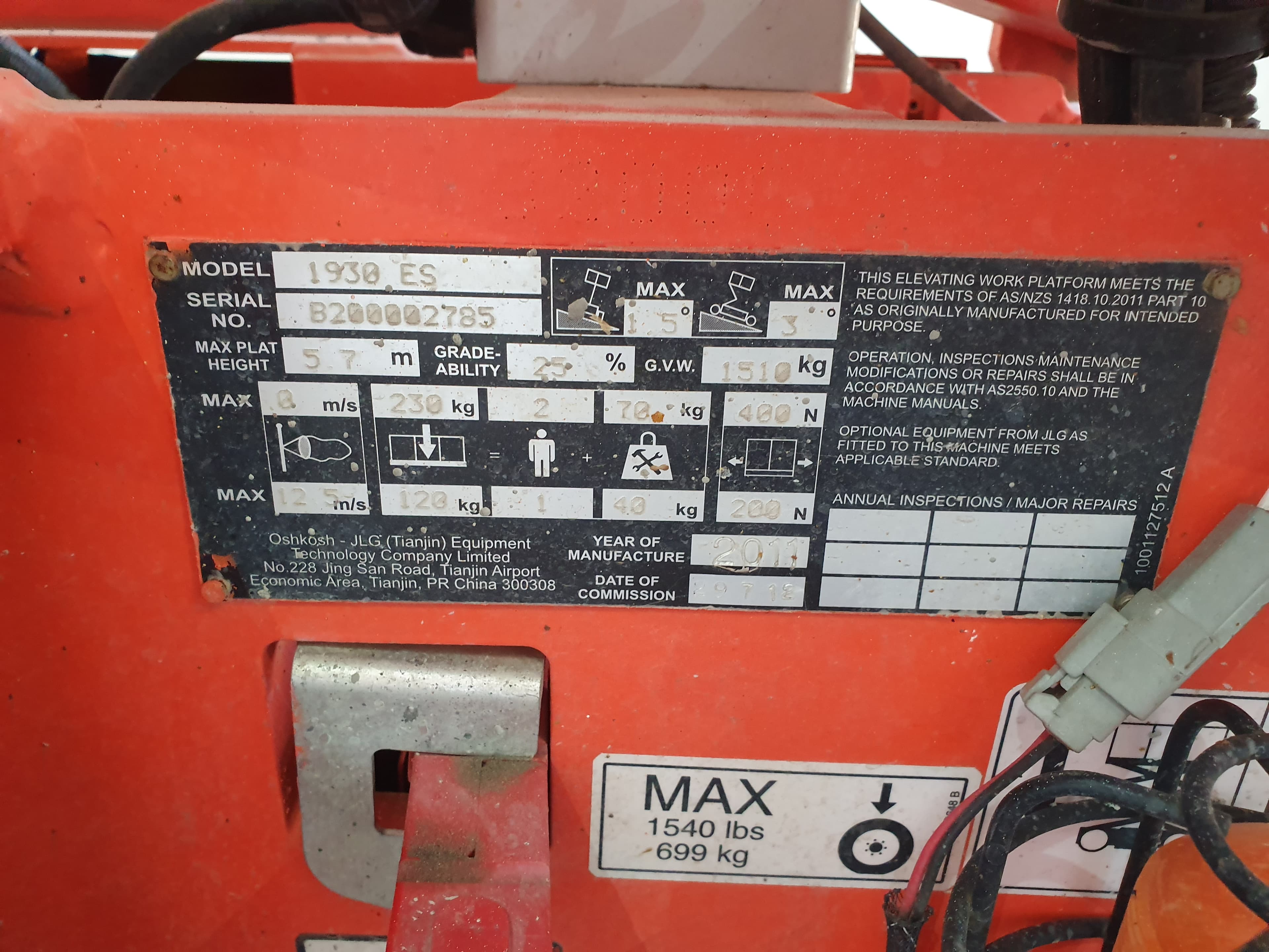 Plataforma Elevatória JLG — imagem 10