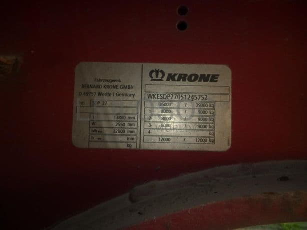 Semirreboque KRONE · Ano 2005 — imagem 8