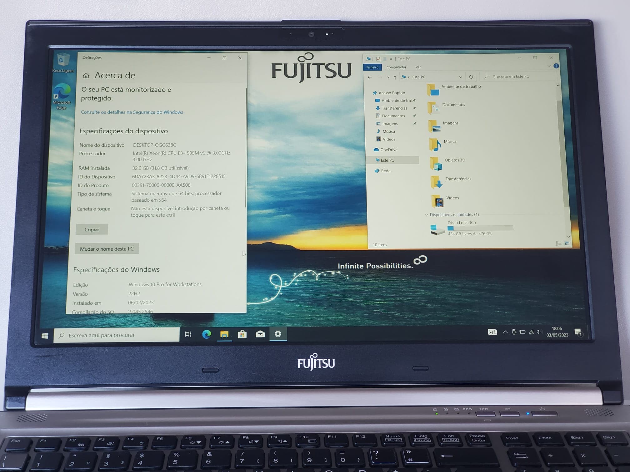 Portátil Fujitsu Celsius H770 — imagem 6