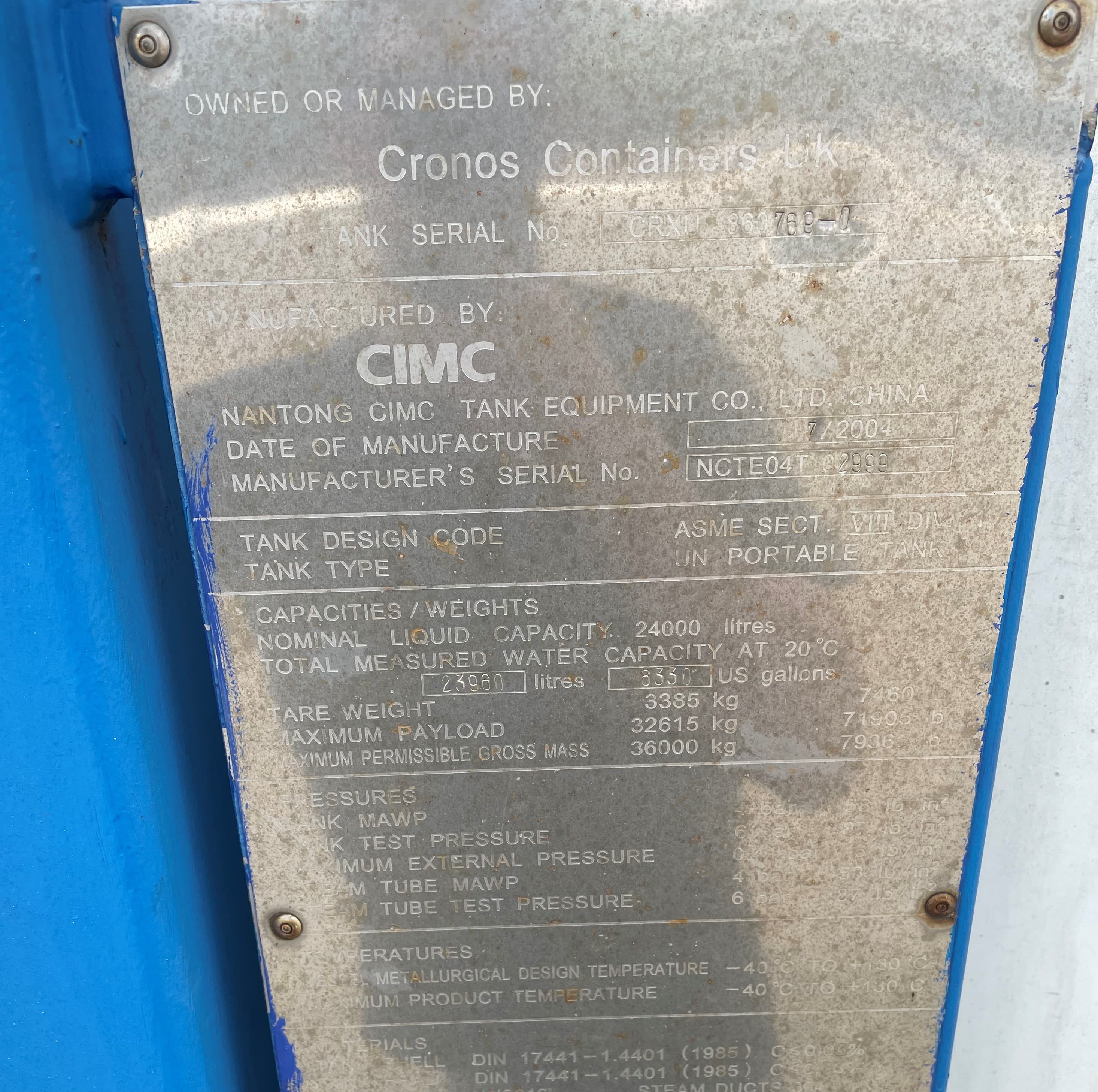 Contentor Cisterna Cronos — imagen 5