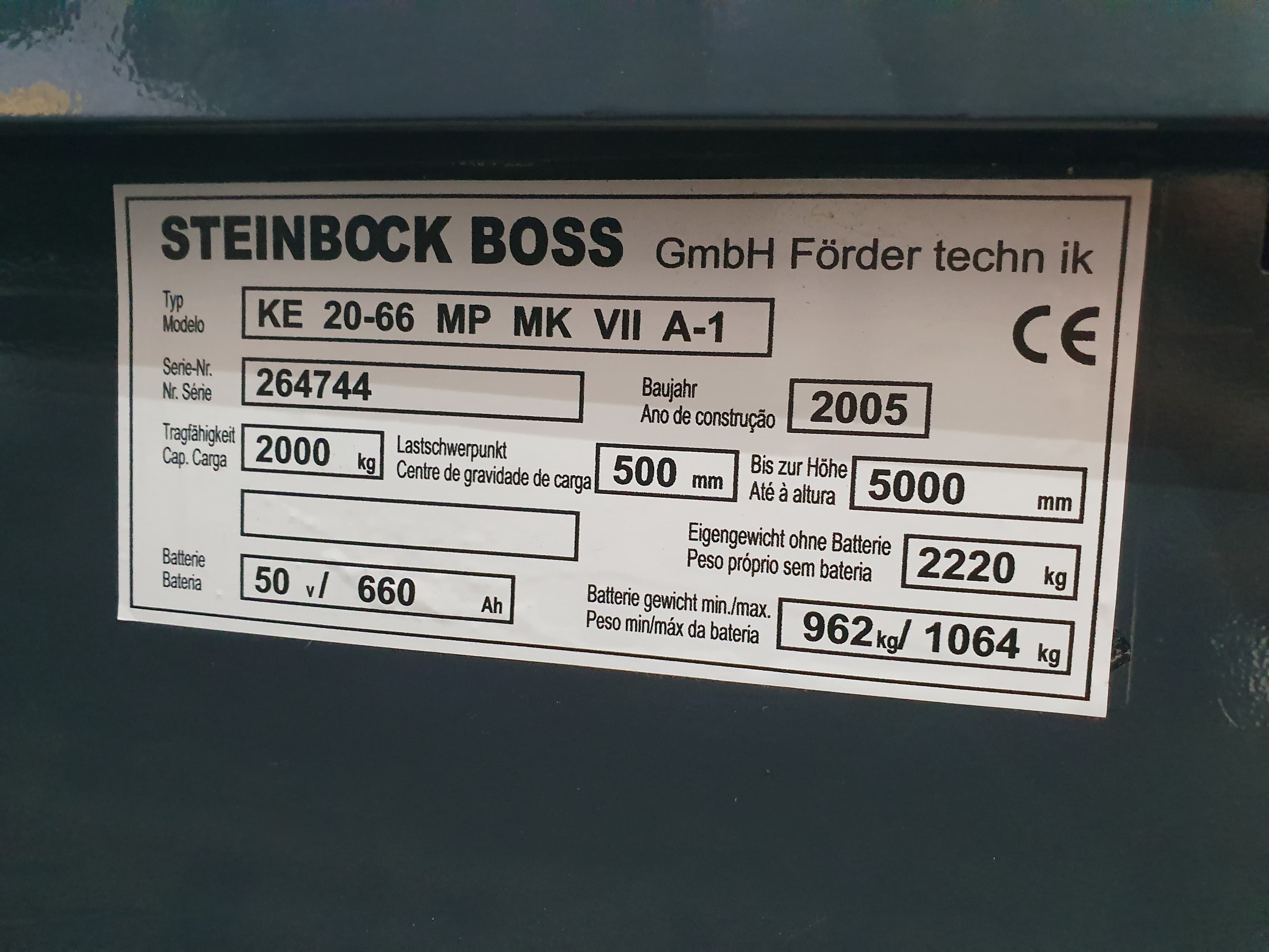 Empilhador Elétrico Boss · Ano 2005 — imagen 11