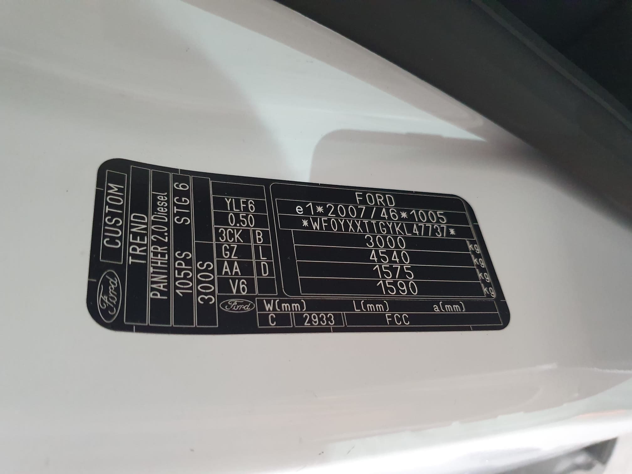 Ford Transit Custom · Ano 2019 — imagen 17