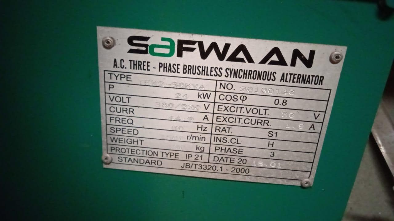 Gerador SAFWAAN GF30 — imagen 5
