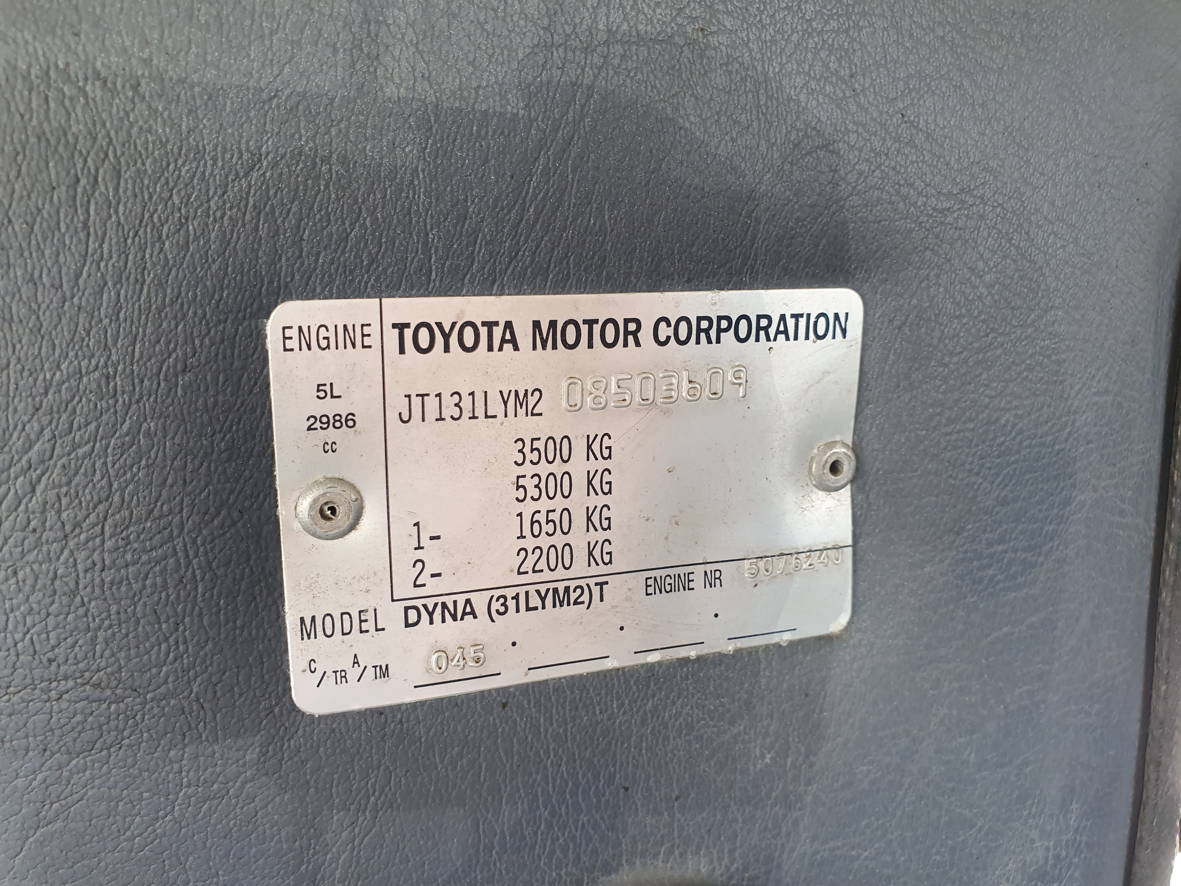 Toyota Dyna 150 · Ano 2001 — imagen 12
