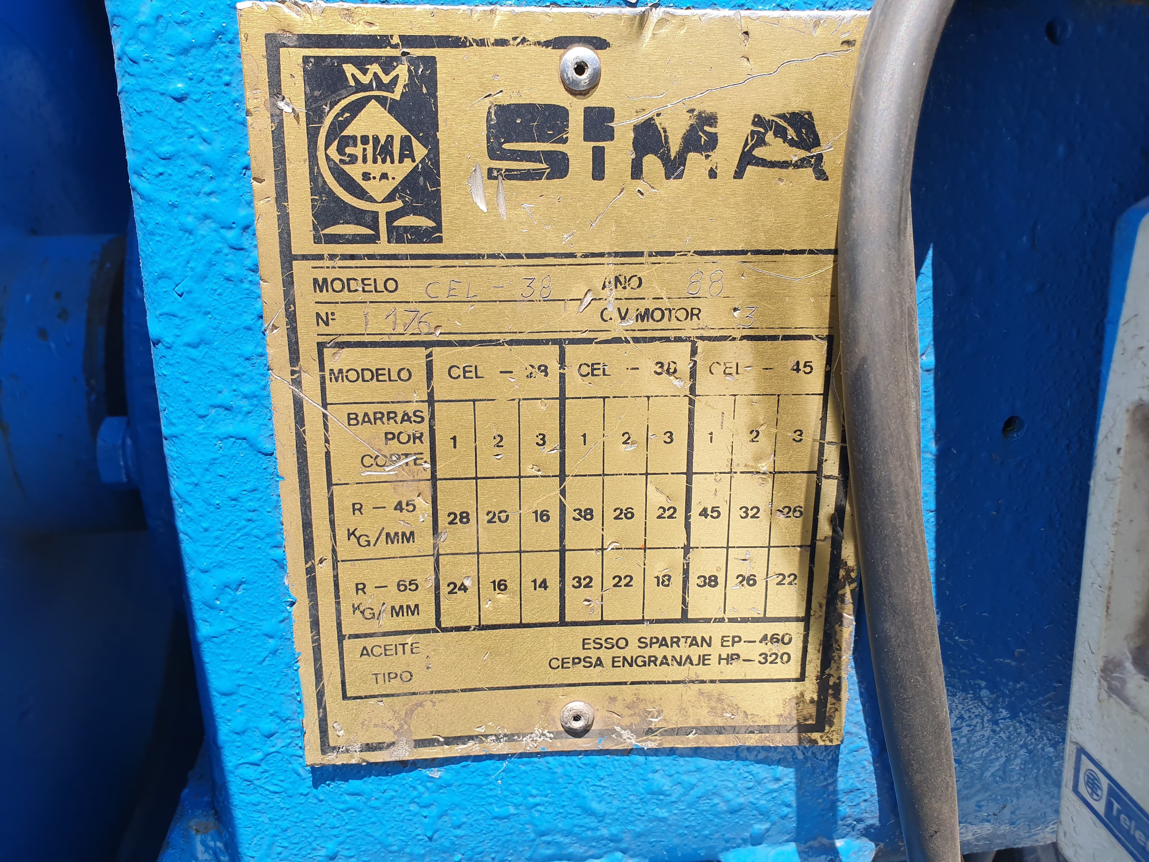 Máquina Corte Ferro Sima — imagem 7