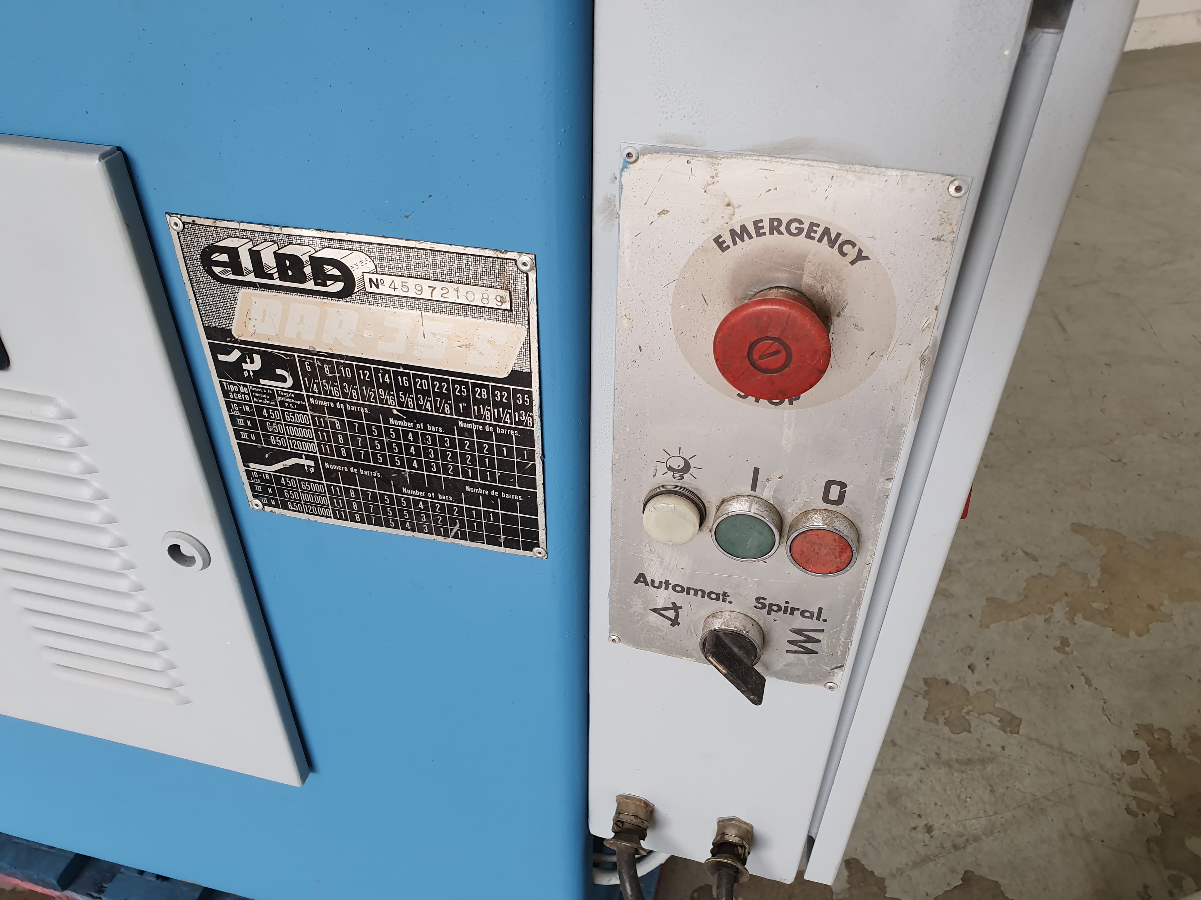 Máquina Dobrar Ferro Alba — imagen 7