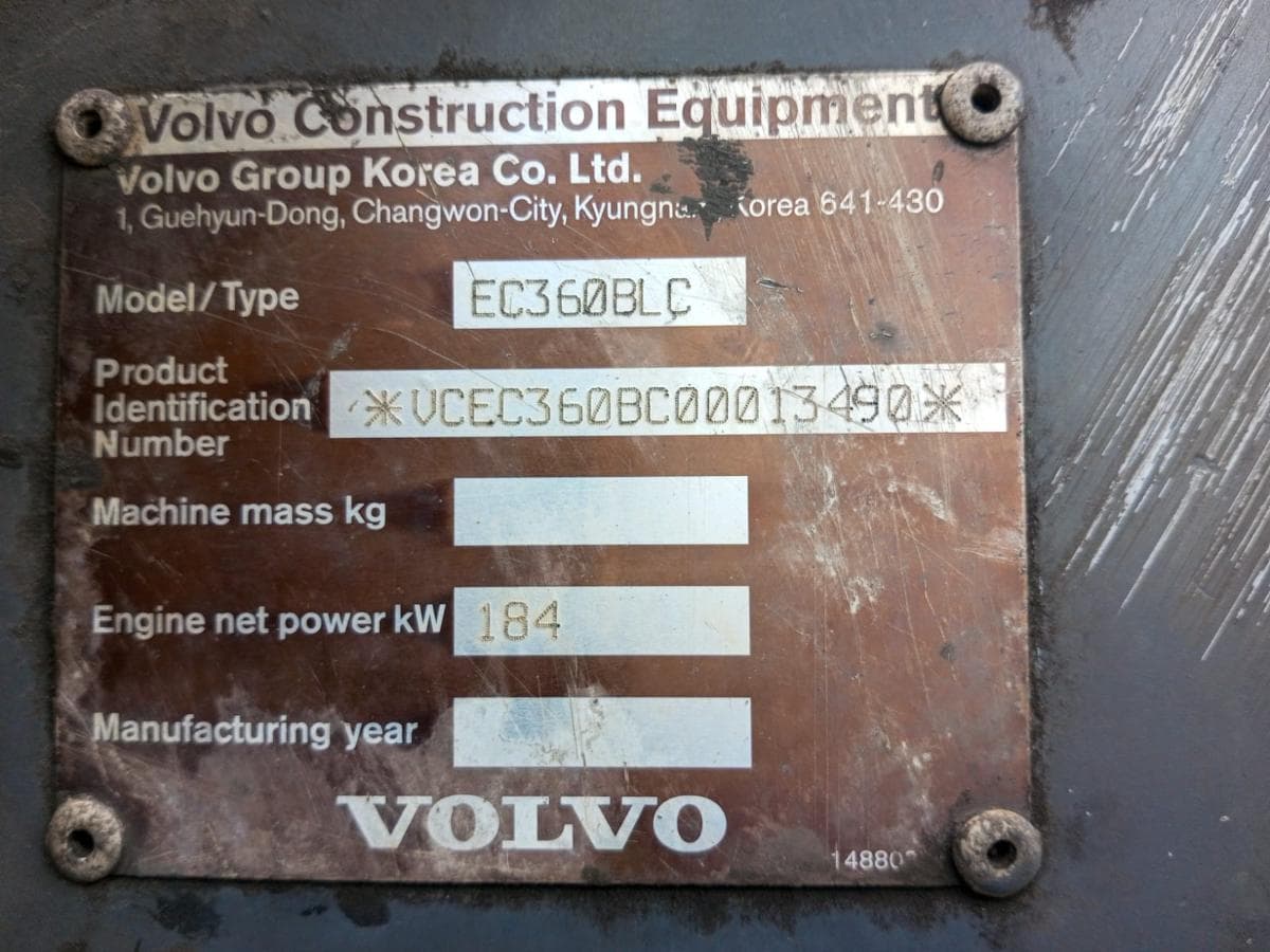 Escavadeira hidráulica Volvo EC360 BLC — imagem 5