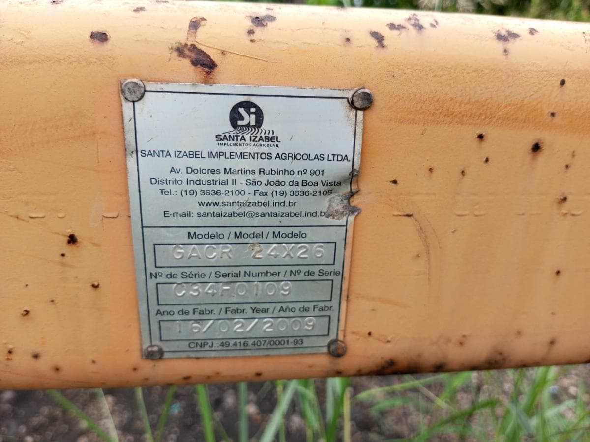 Implemento agrícola Santa Isabel — imagem 2