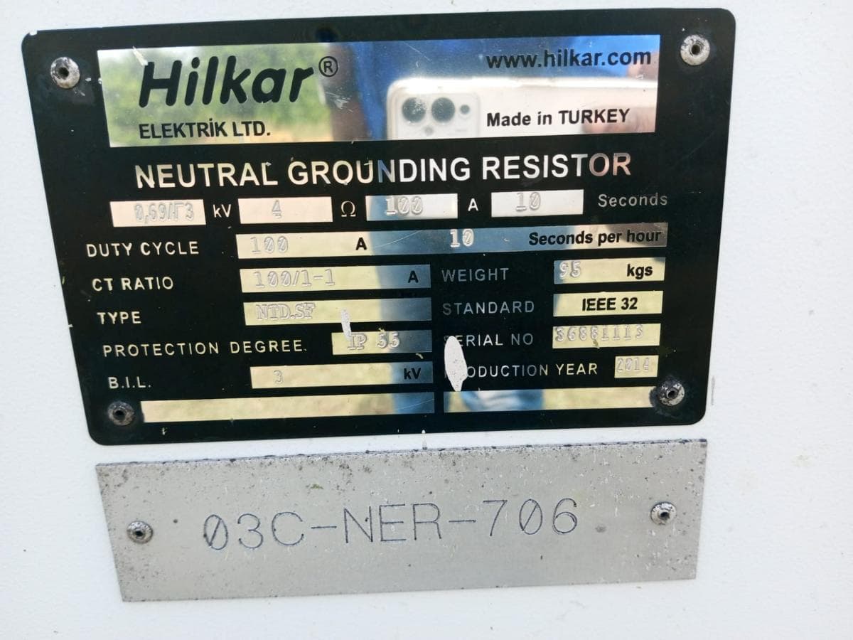 Neutral grouding resistor — imagem 2