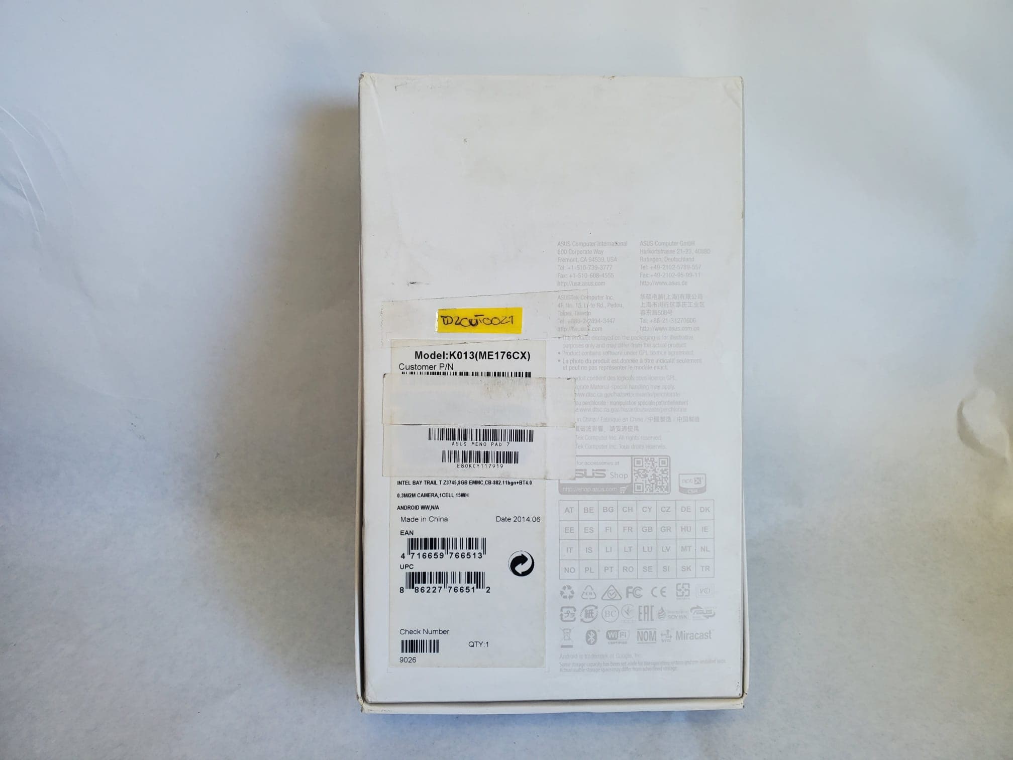 Tablet Asus Memo Pad 7 — image 12