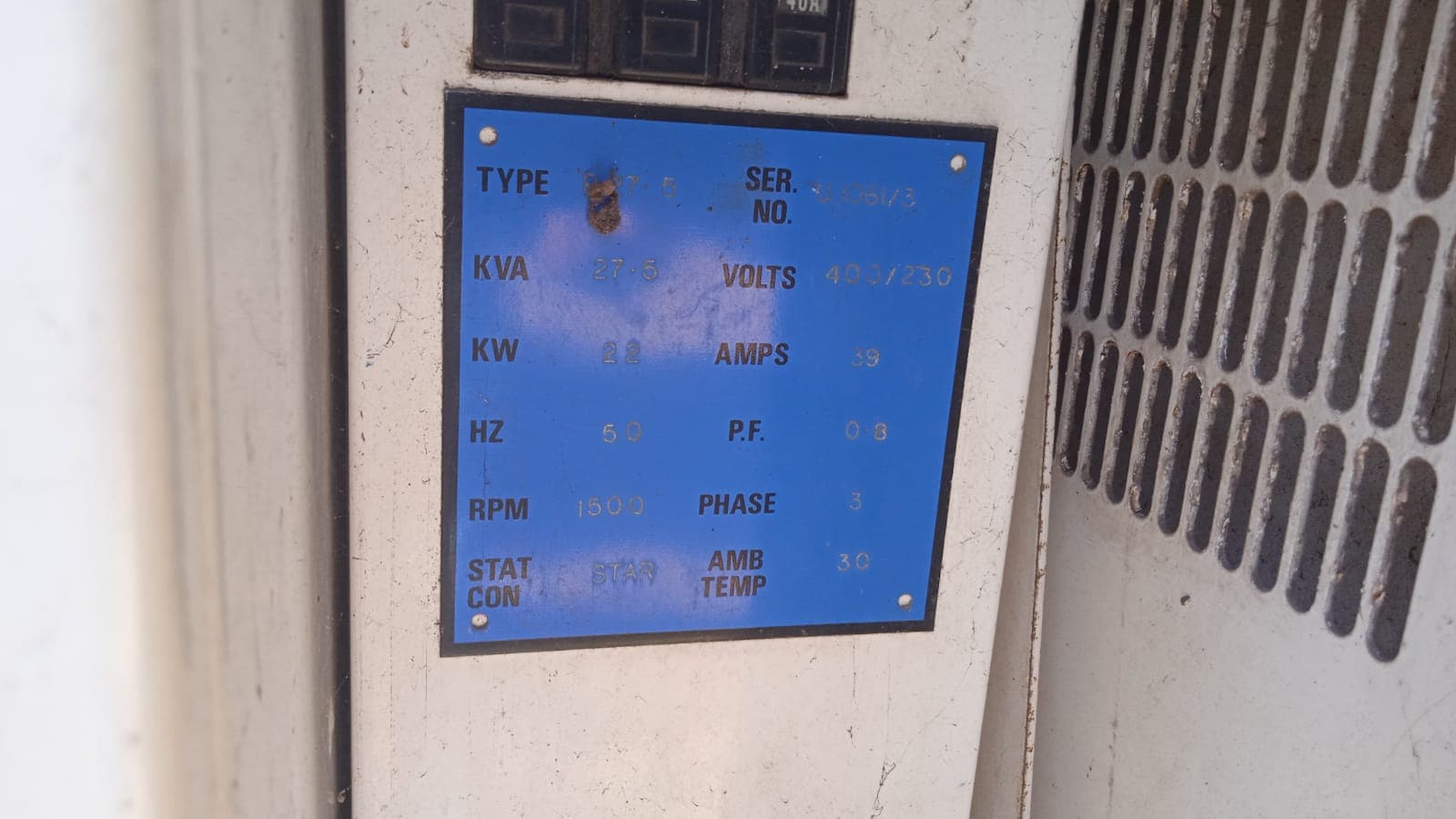 Gerador Stamford 27 kVA — imagen 8