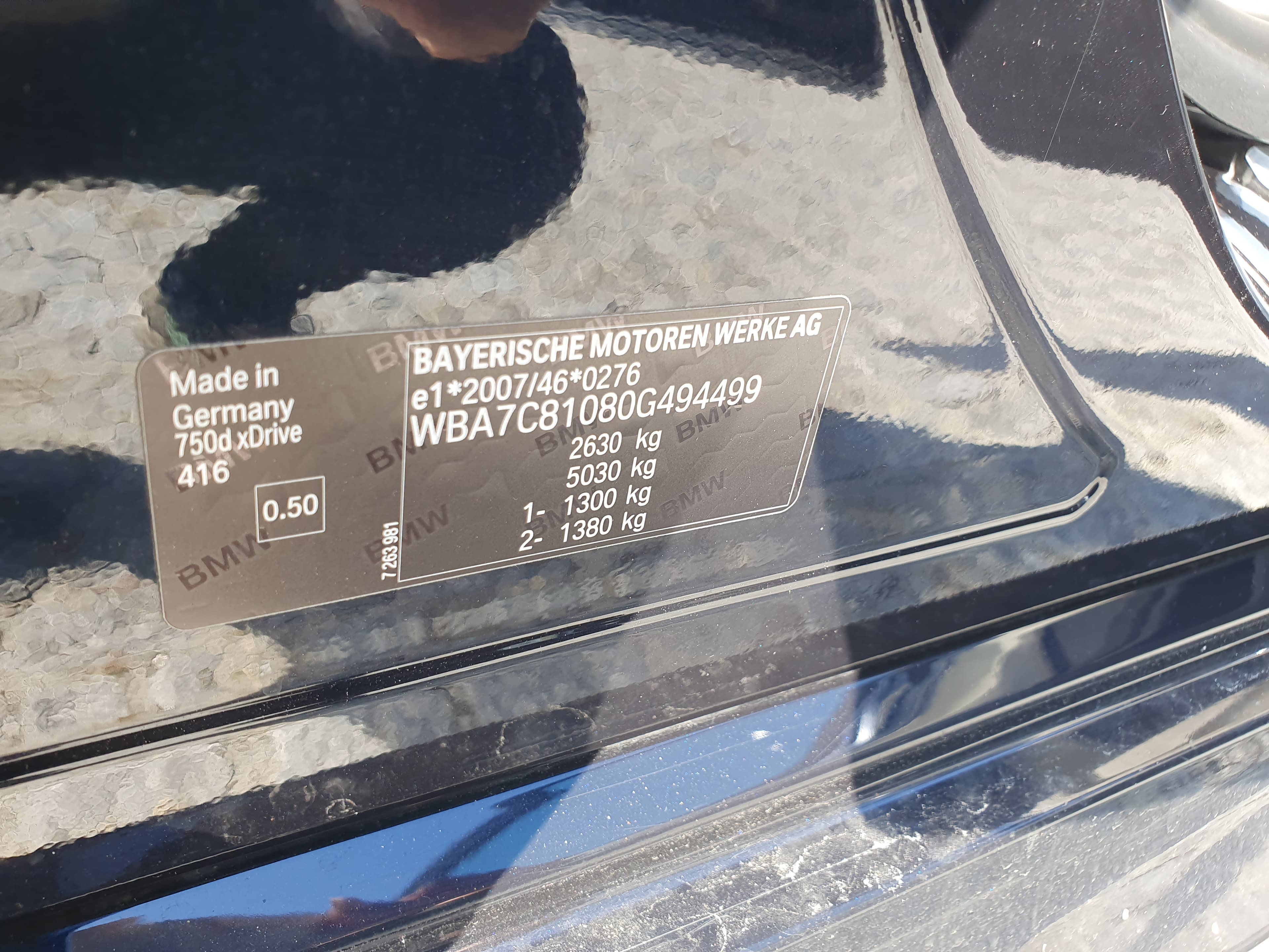 BMW 750 D Xdrive · Ano 2016 — imagen 12
