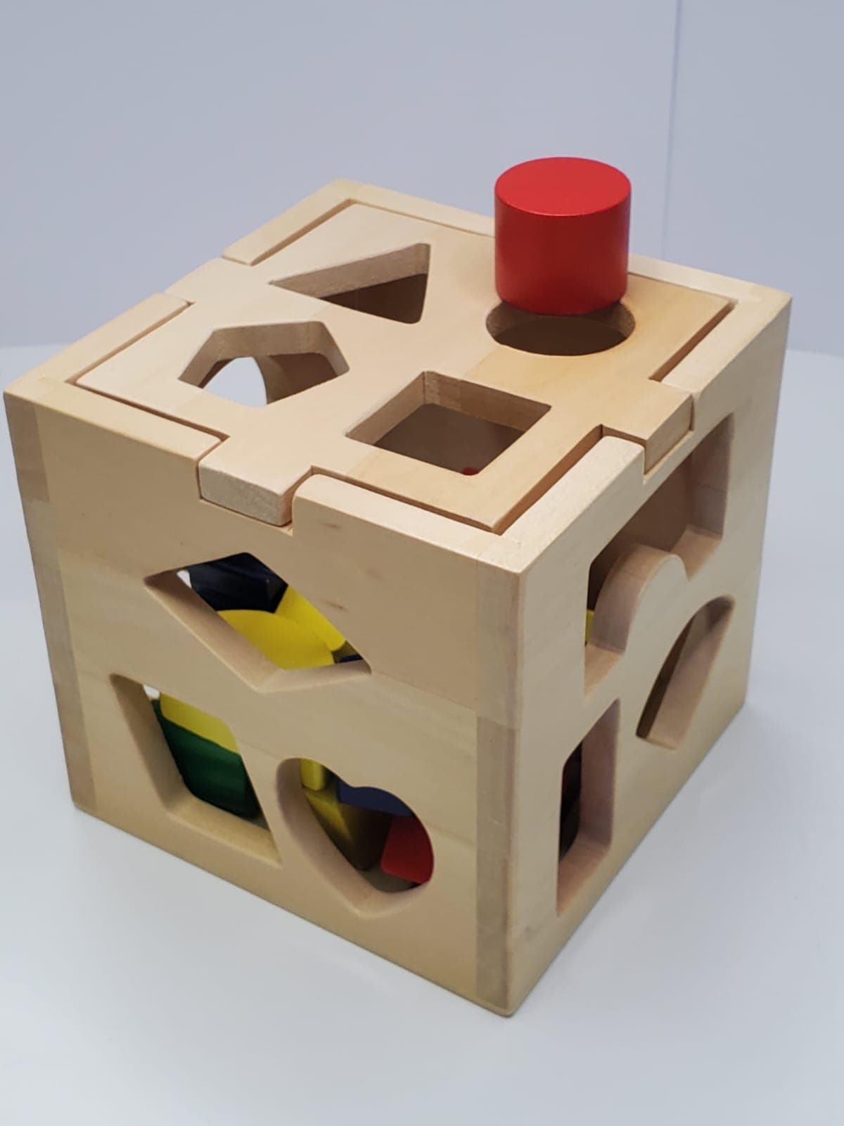 Brinquedos Madeira Forma Cubo — imagen 1