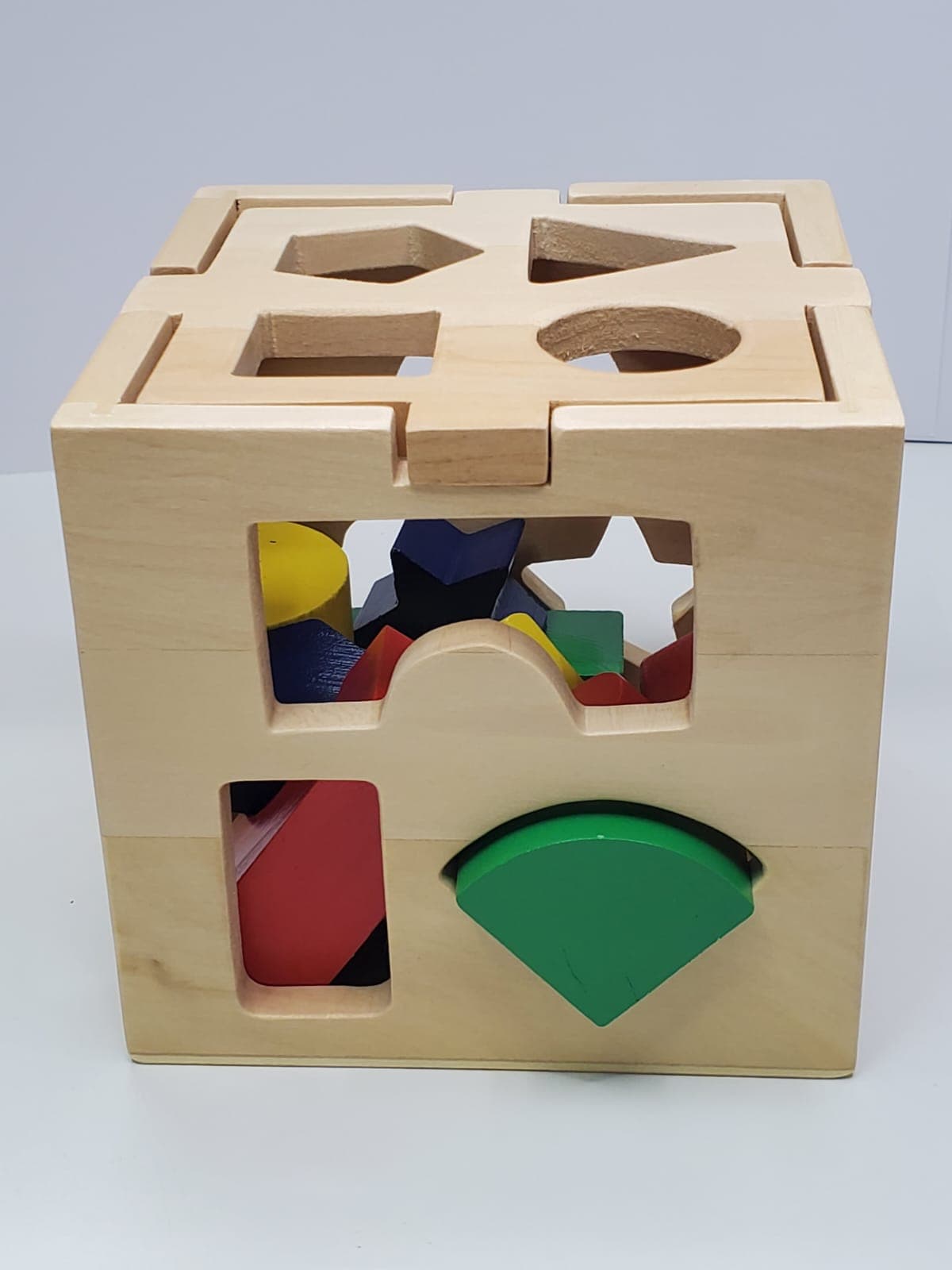 Brinquedos Madeira Forma Cubo — imagen 3