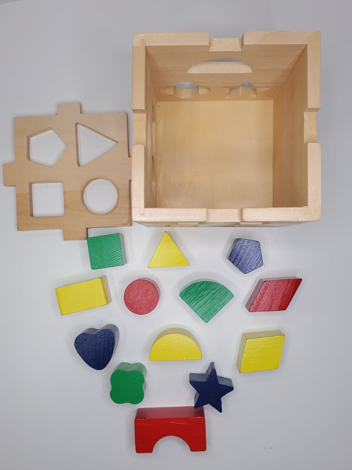 Brinquedos Madeira Forma Cubo — imagen 2
