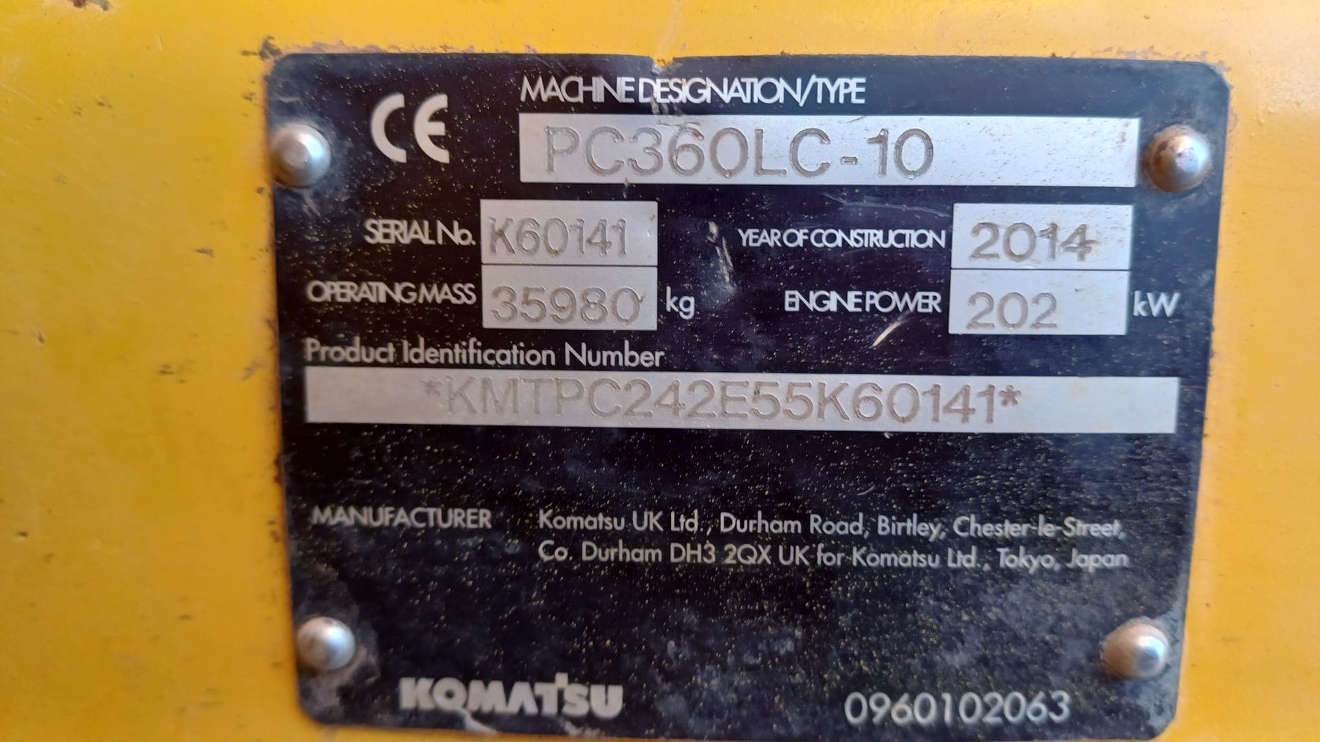 Giratória Komatsu PC 360 LC — image 12