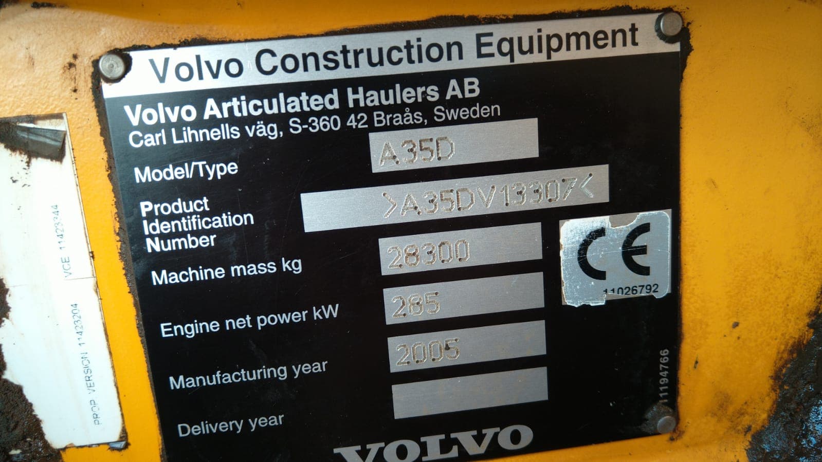 Dumper Volvo A35 — imagem 9