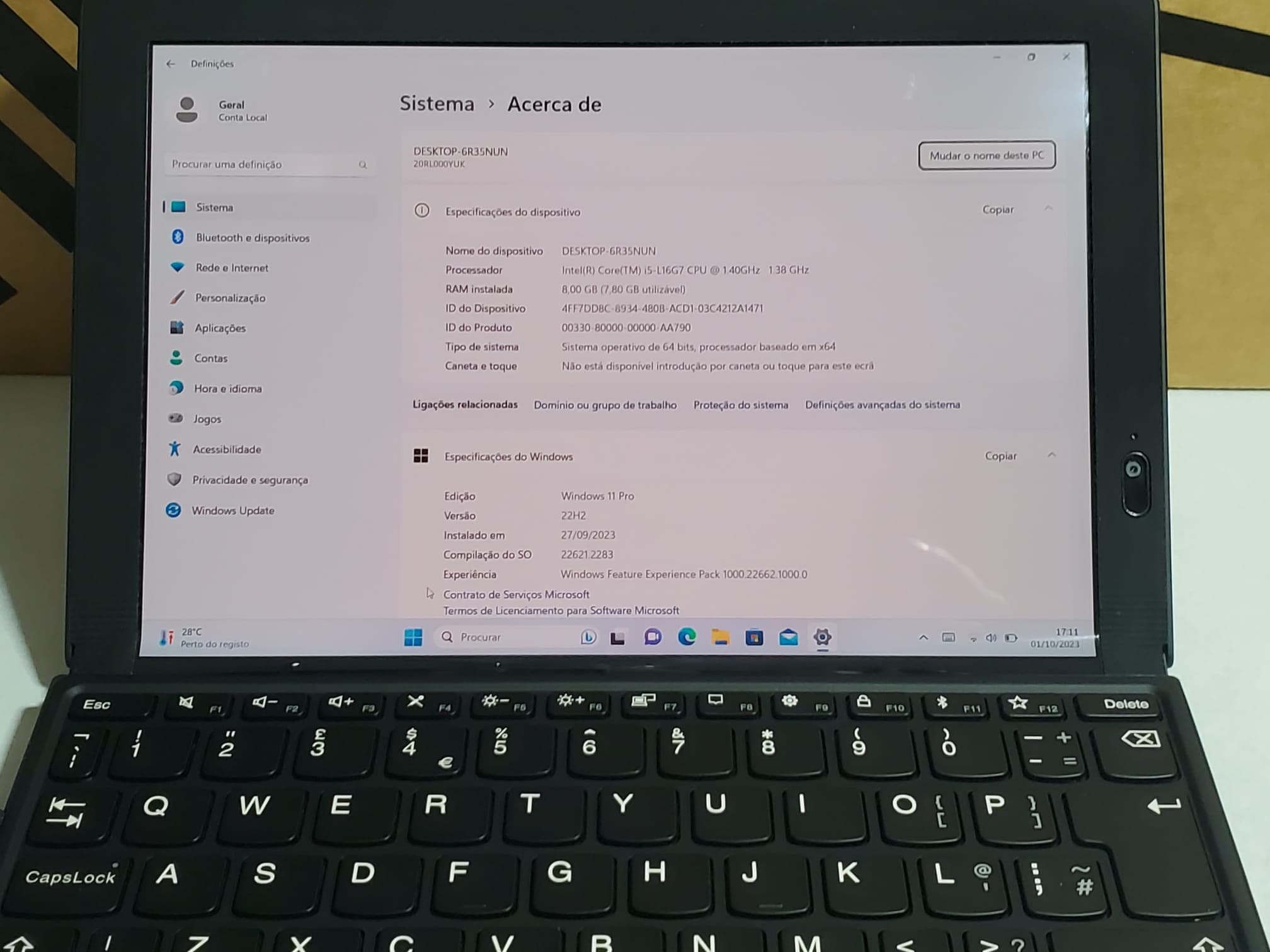 Portátil Lenovo ThinkPad X1 Fold — image 12